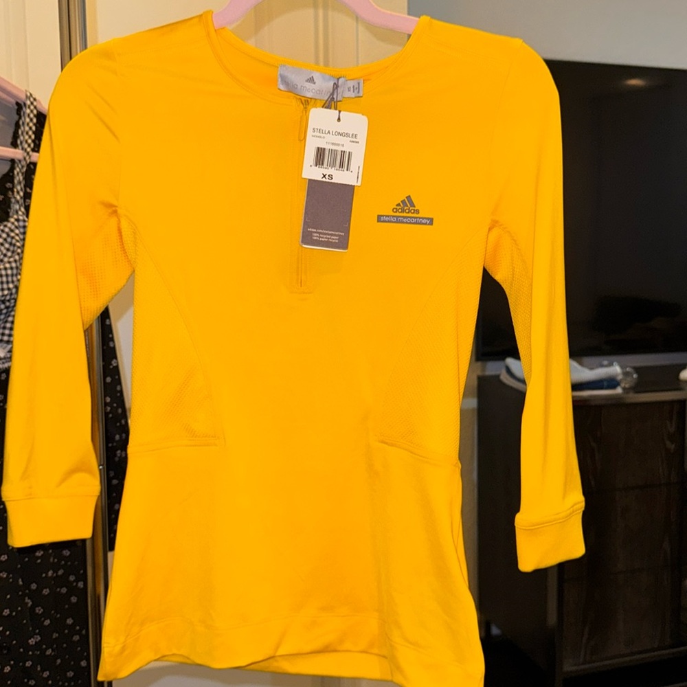 Adidas Stella McCartney Yellow long sleeve top